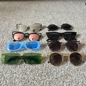 Lot of sunglasses